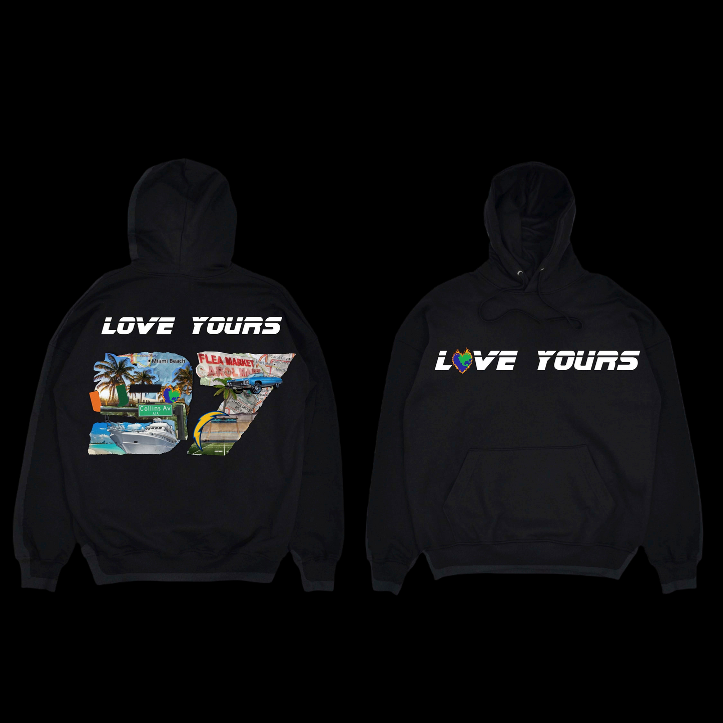 97 SERIES BLACK HOODIE
