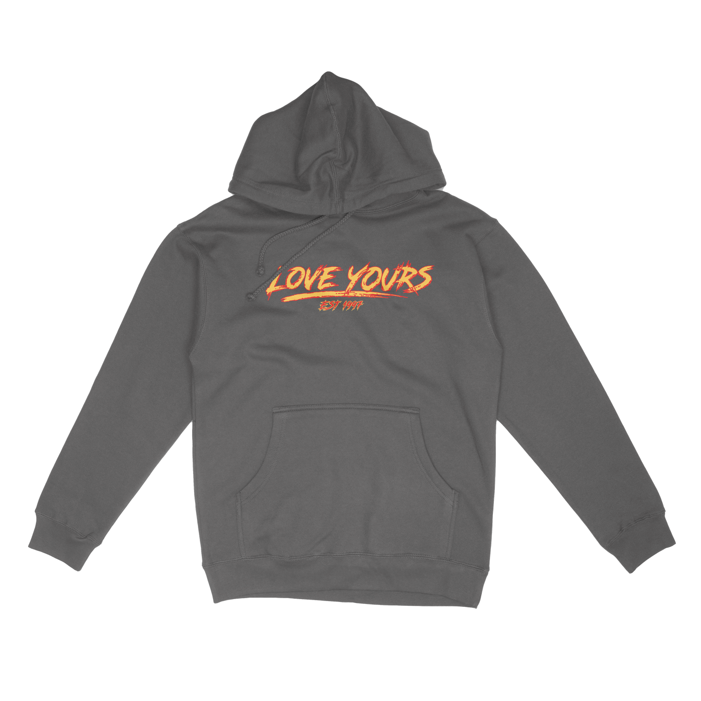 THE WORLD IS YOURS CHARCOAL HOODIE