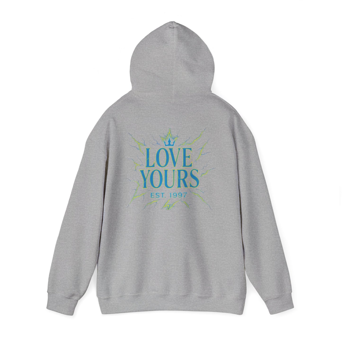 Love Yours Lightning Hoodie — 'love yours' Logo Sweatshirt