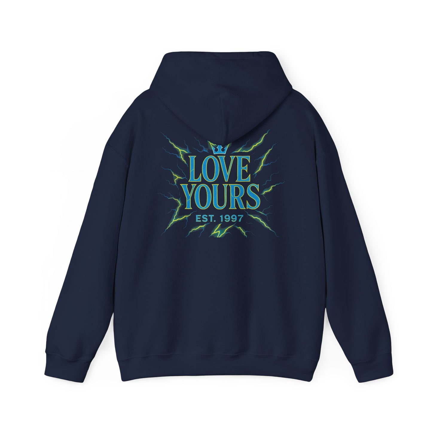 Love Yours Lightning Hoodie — 'love yours' Logo Sweatshirt