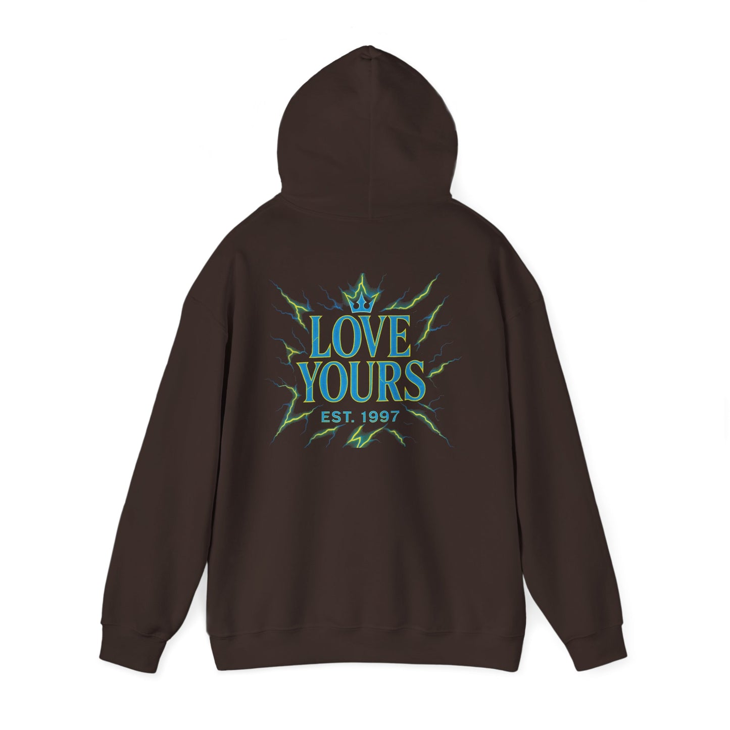 Love Yours Lightning Hoodie — 'love yours' Logo Sweatshirt