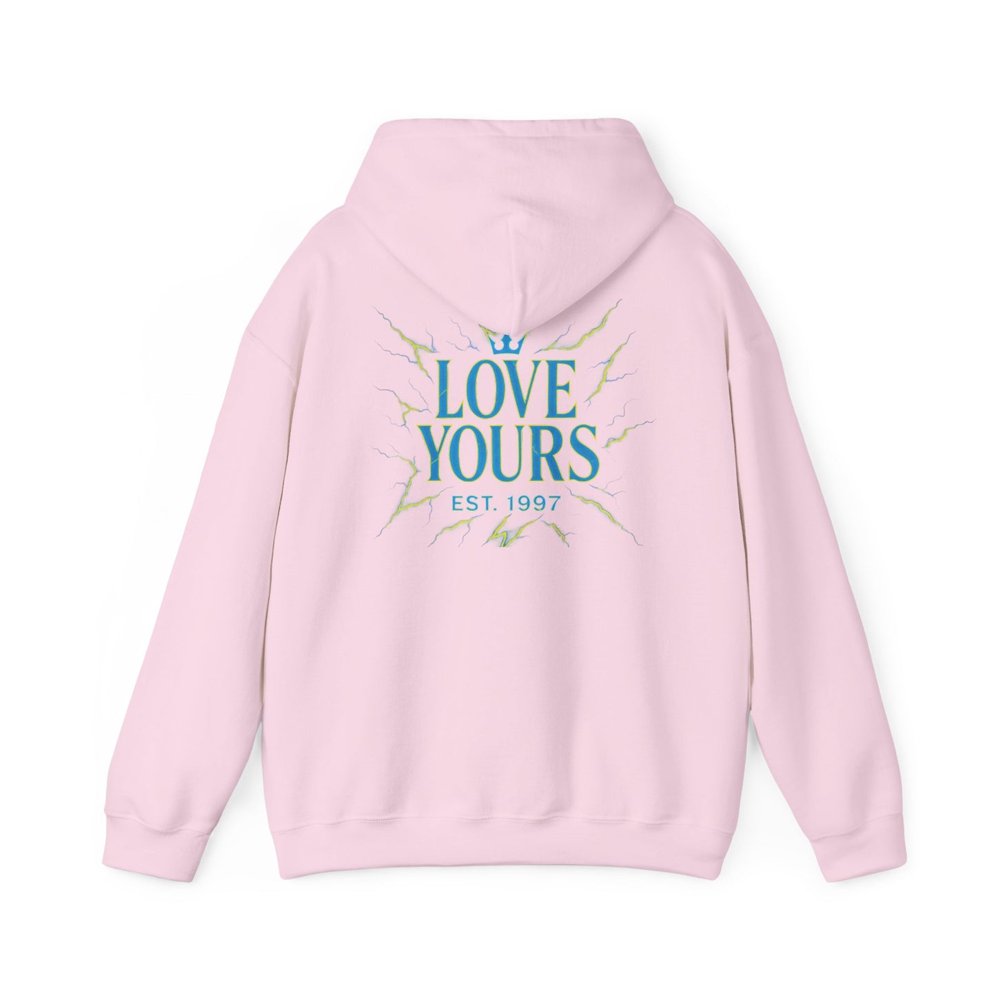 Love Yours Lightning Hoodie — 'love yours' Logo Sweatshirt