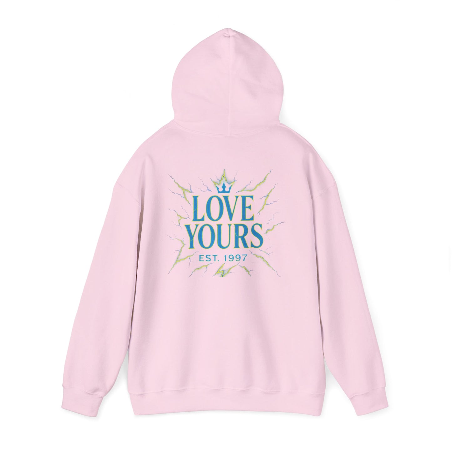 Love Yours Lightning Hoodie — 'love yours' Logo Sweatshirt