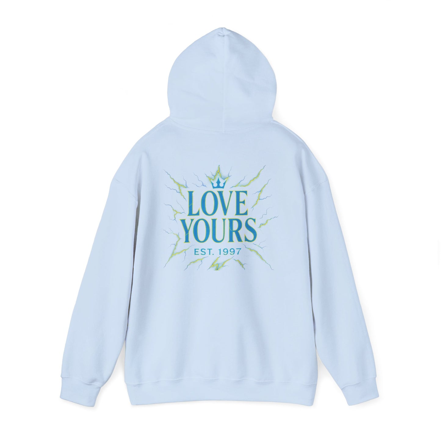 Love Yours Lightning Hoodie — 'love yours' Logo Sweatshirt