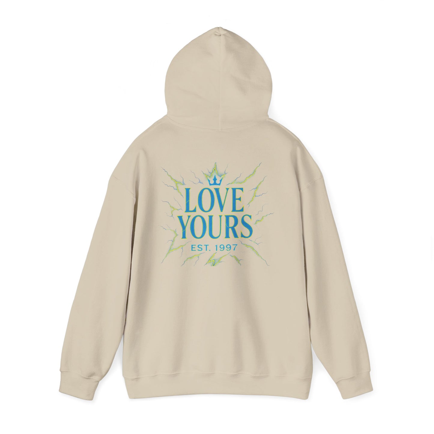 Love Yours Lightning Hoodie — 'love yours' Logo Sweatshirt