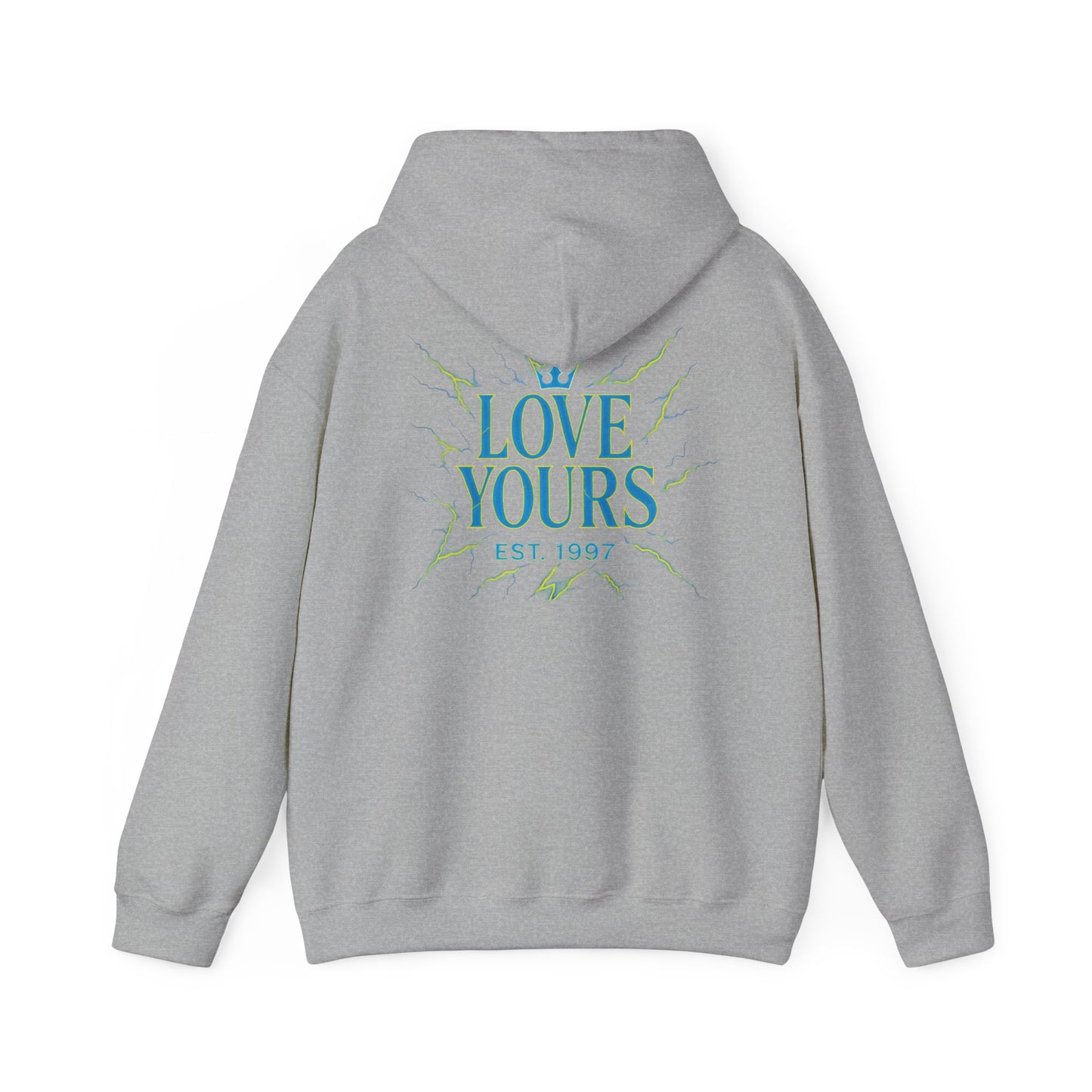 Love Yours Lightning Hoodie — 'love yours' Logo Sweatshirt