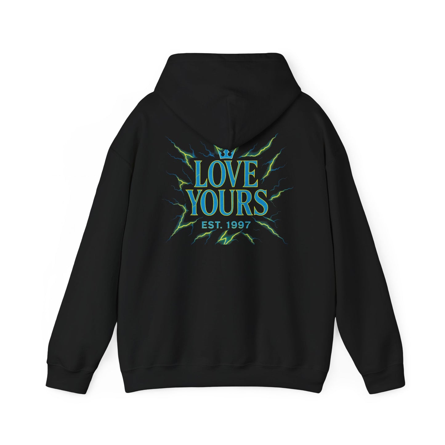 Love Yours Lightning Hoodie — 'love yours' Logo Sweatshirt