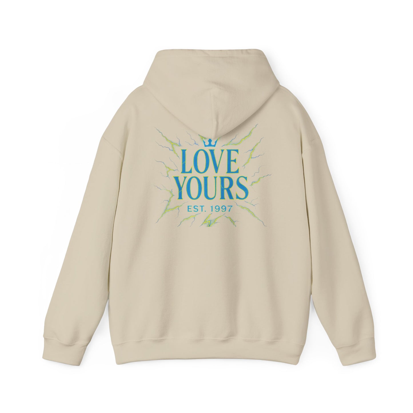 Love Yours Lightning Hoodie — 'love yours' Logo Sweatshirt
