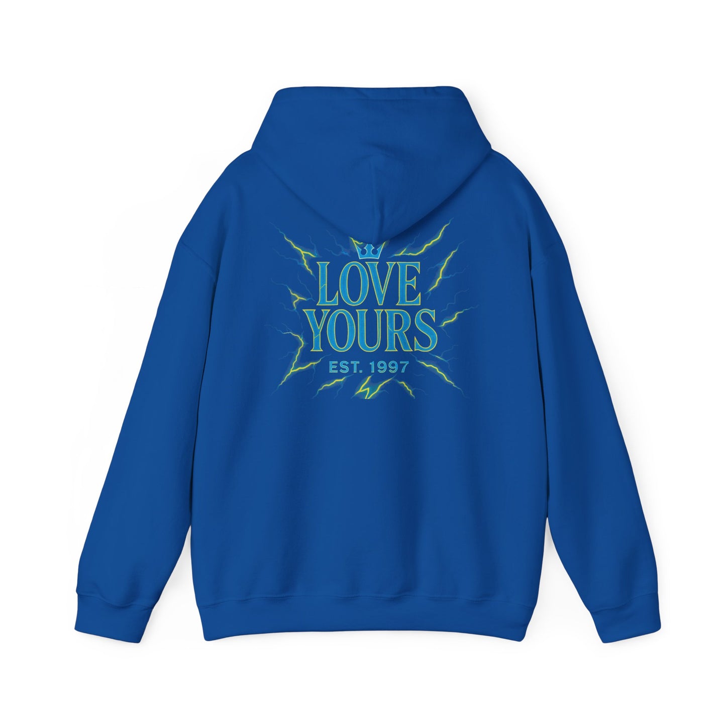 Love Yours Lightning Hoodie — 'love yours' Logo Sweatshirt