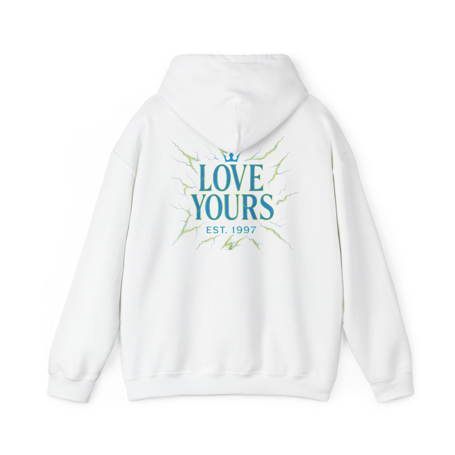 Love Yours Lightning Hoodie — 'love yours' Logo Sweatshirt