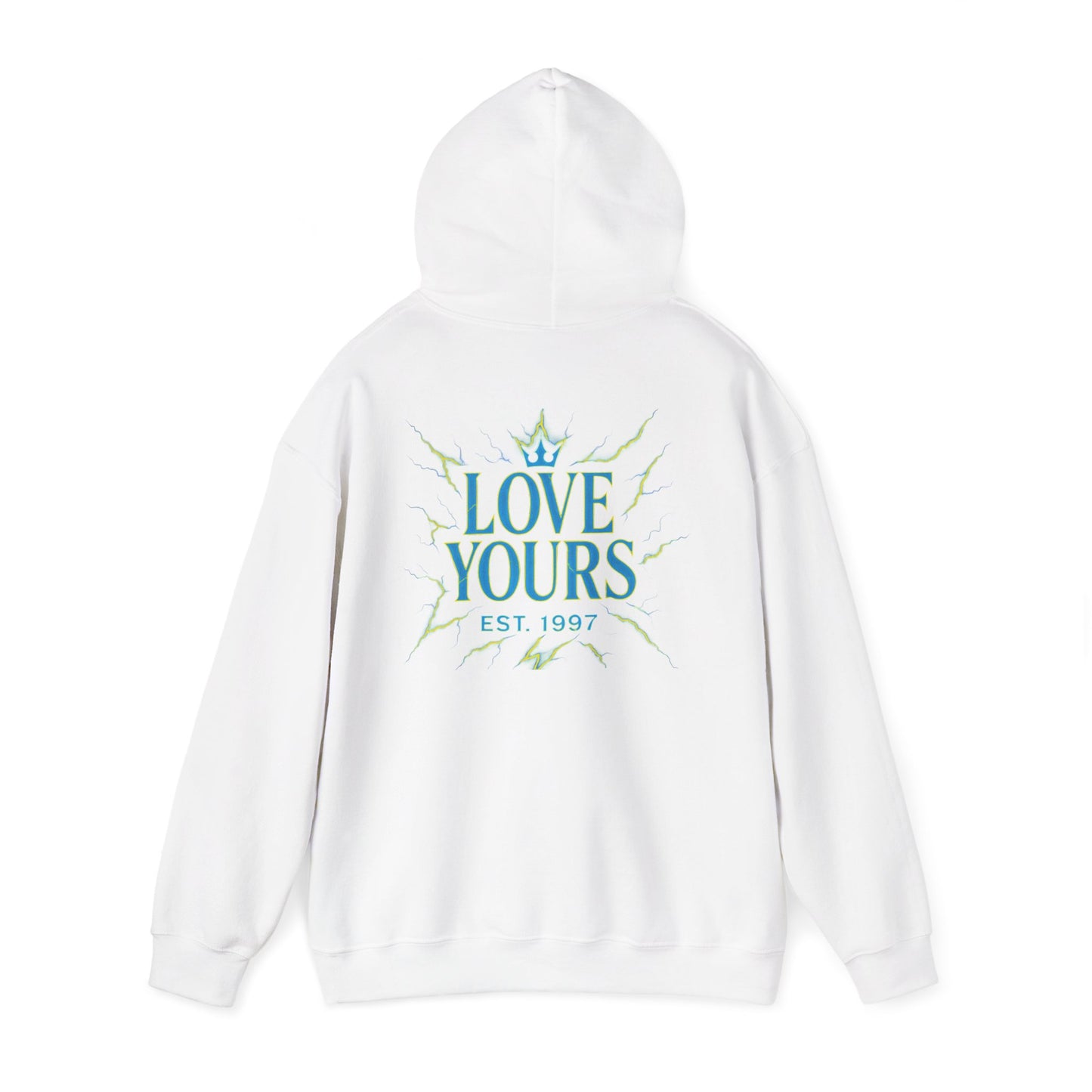 Love Yours Lightning Hoodie — 'love yours' Logo Sweatshirt