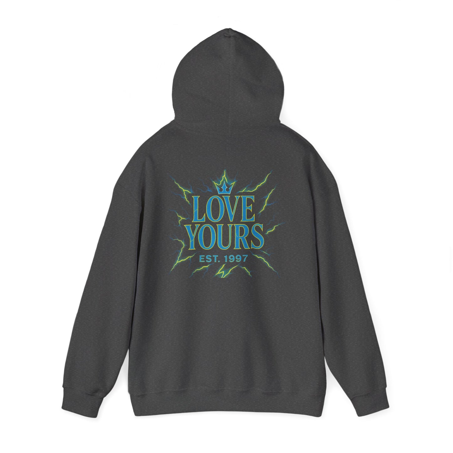 Love Yours Lightning Hoodie — 'love yours' Logo Sweatshirt