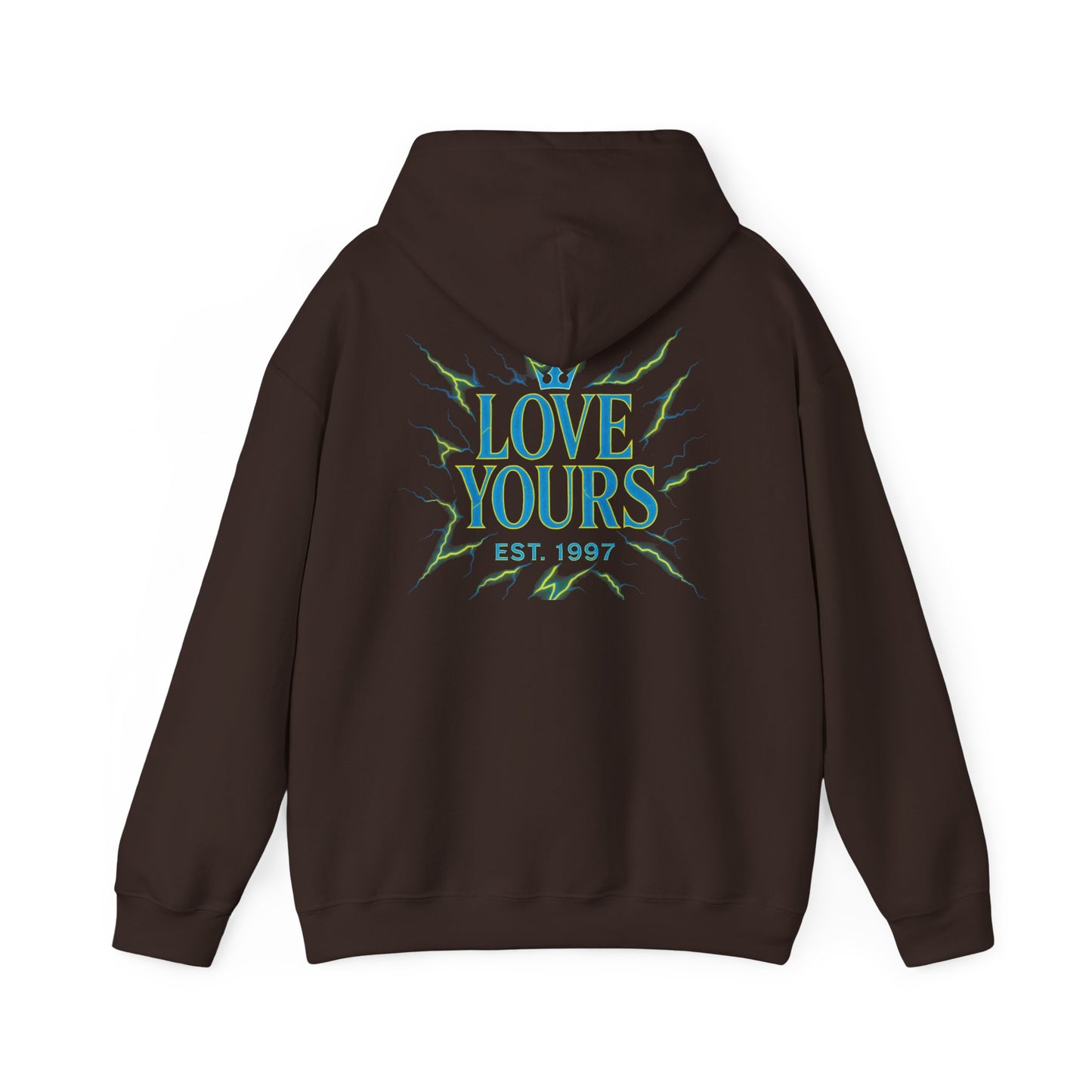 Love Yours Lightning Hoodie — 'love yours' Logo Sweatshirt