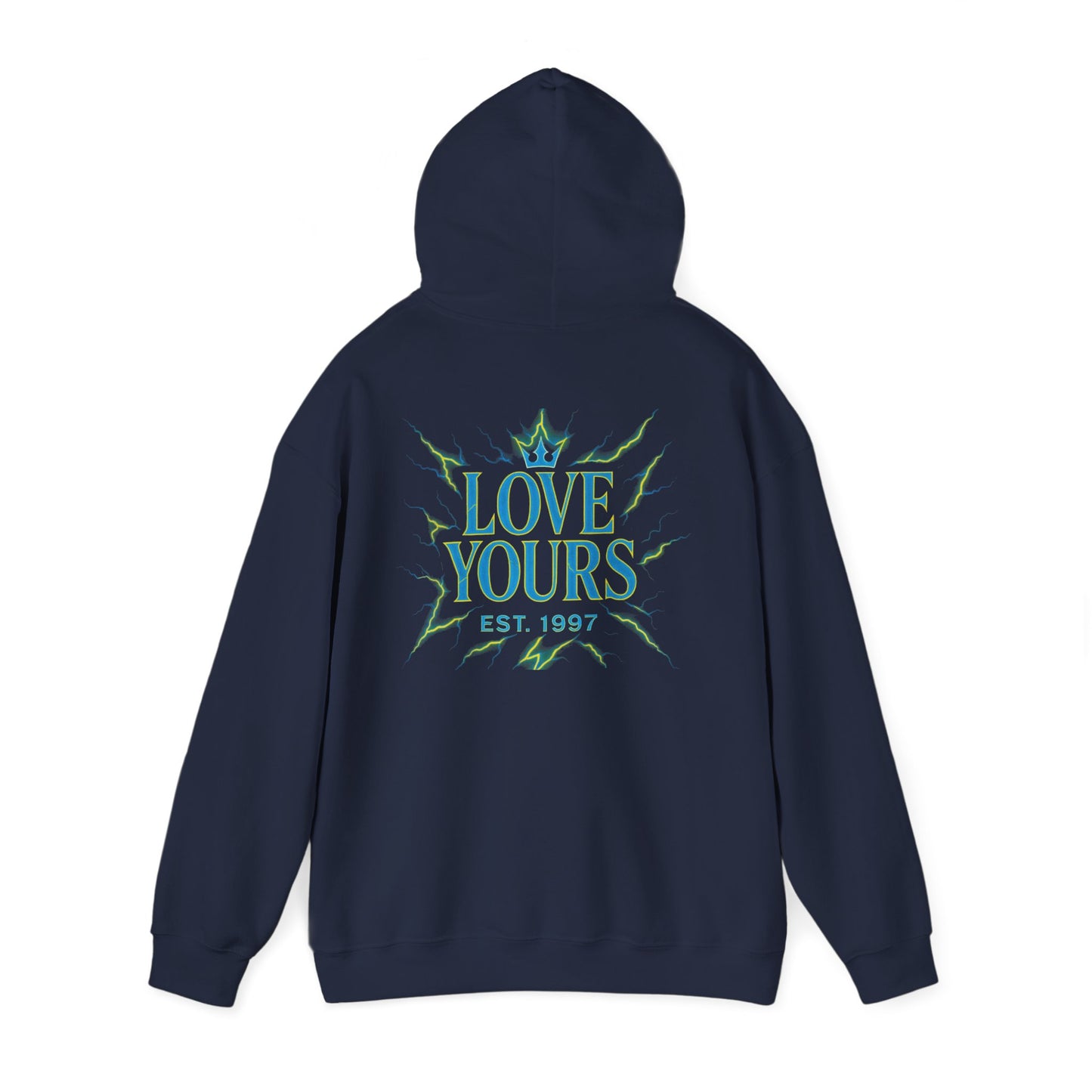 Love Yours Lightning Hoodie — 'love yours' Logo Sweatshirt