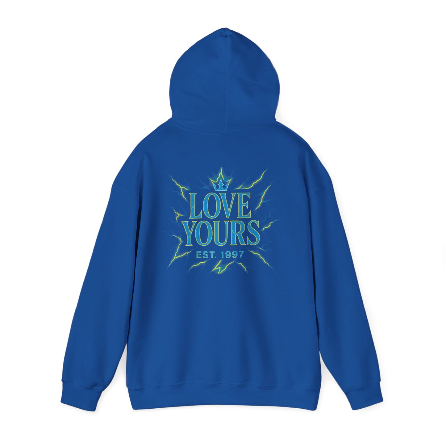 Love Yours Lightning Hoodie — 'love yours' Logo Sweatshirt