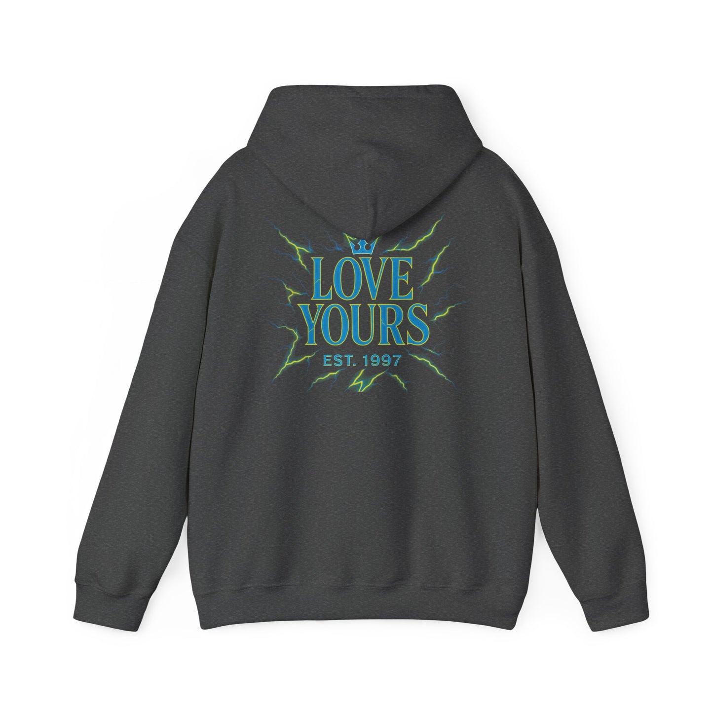 Love Yours Lightning Hoodie — 'love yours' Logo Sweatshirt