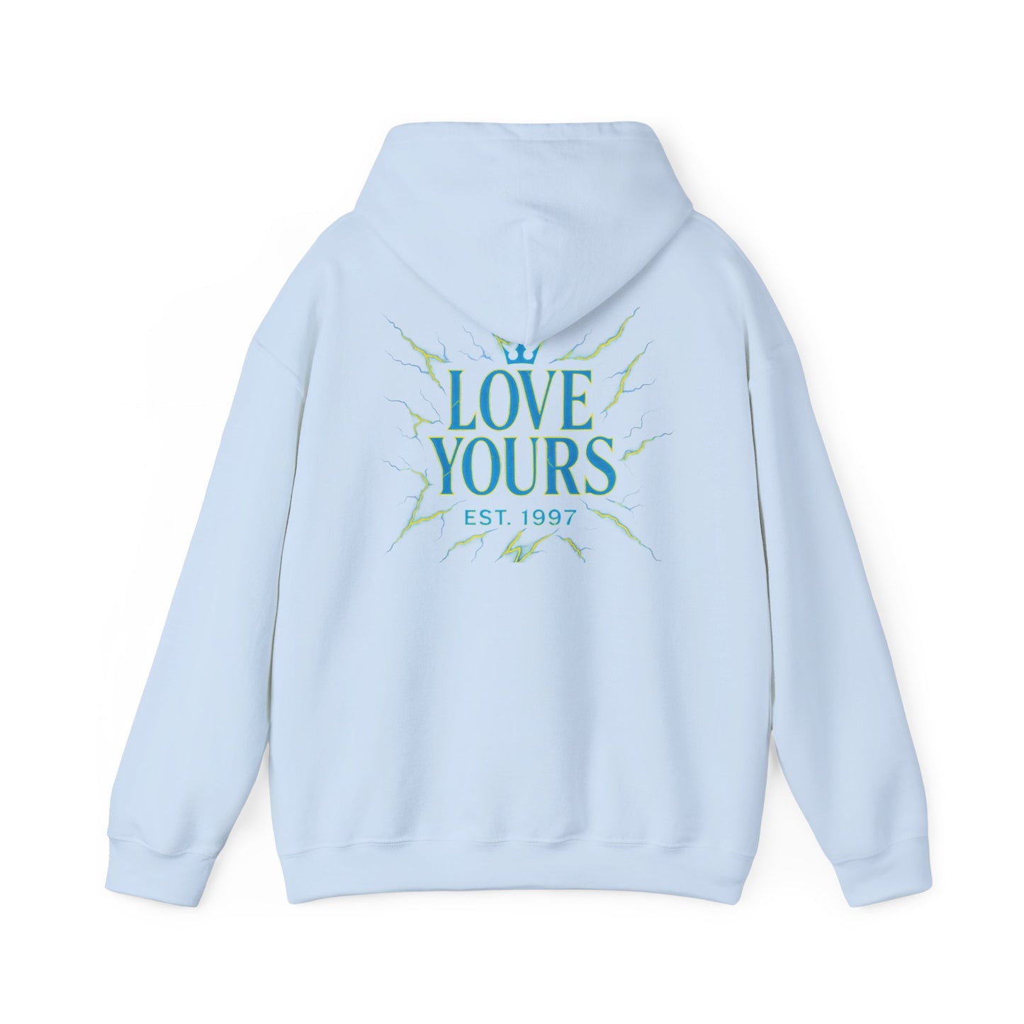 Love Yours Lightning Hoodie — 'love yours' Logo Sweatshirt